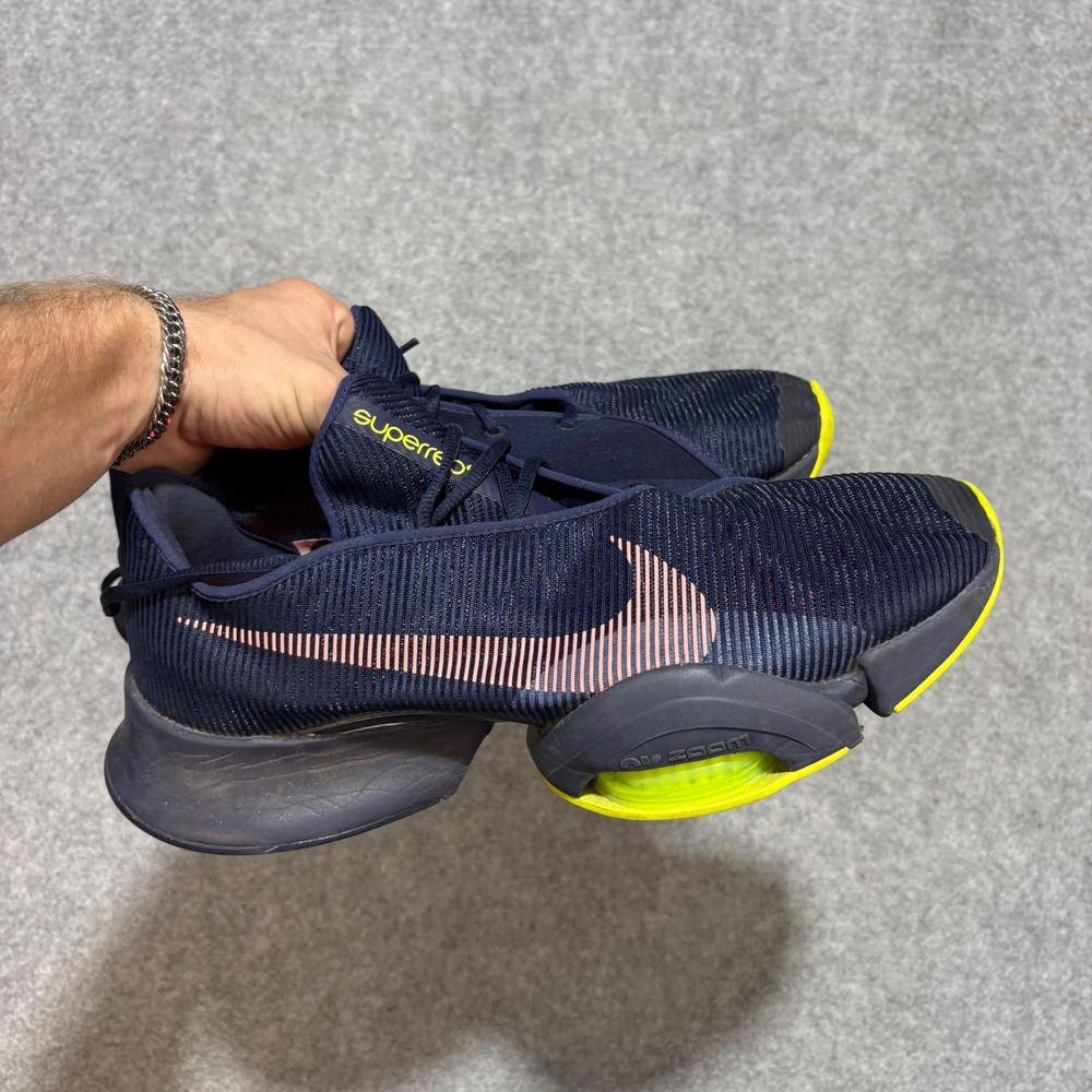 Nike Air Zoom SuperRep Mens Training Shoes Navy Blue Volt BQ7043-400 Size 14